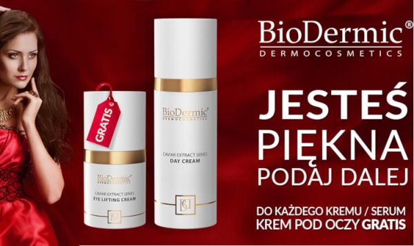 Biodermic Dermocosmetics promocja krem pod oczy gratis